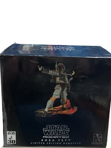 GENTLE GIGANTE STAR WARS ANIMADO 2006 BOBA FETT 9" ESCALA 1/9 ESTATUA LE 5764/7000 - Imagen 1 de 2
