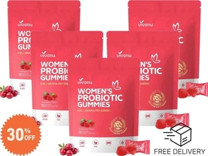 VivoNu Vaginal Women Probiotic Feminine Balance PH Gummies for Healthy Odor - Picture 1 of 11