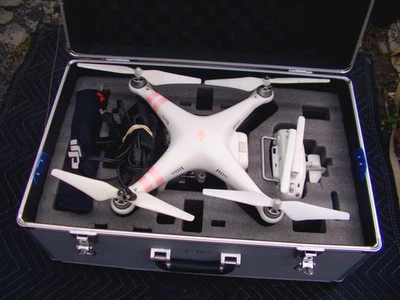 DJI phantom 3 Advanced RC Modelo GL300B, Câmera 4k P79DDG22051665; LEIA PARA VOAR - Imagem 1 de 4