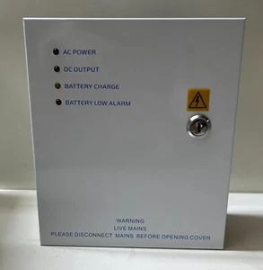 Abschließbare Technik Industrie Alarm Netzteil Box Schrank 100-240Vac 12-14V - Bild 1 von 4