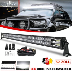 52 Zoll Curved Osram LEDriving Arbeitsscheinwerfer Light Bar Offroad + Kabelbaum - Bild 1 von 12