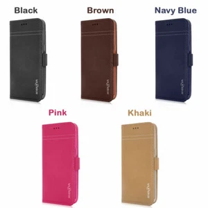 Leather Wallet Card Holder Case Cover Stand for Samsung Galaxy S8 / S8 Plus - Picture 1 of 12