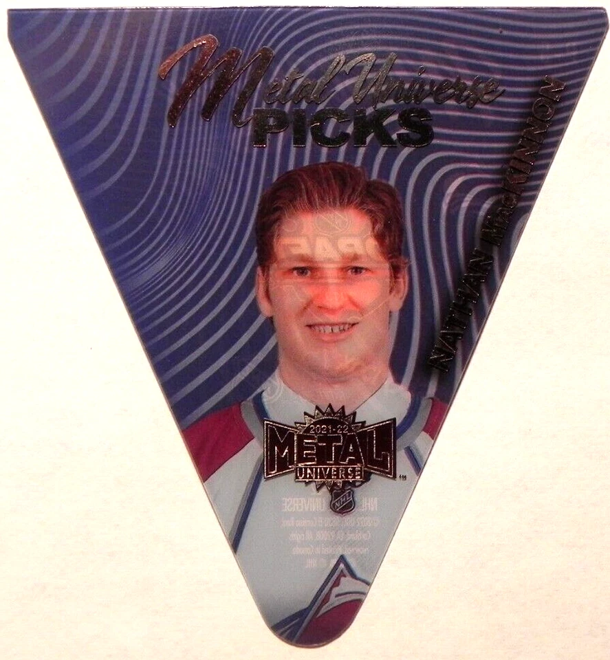 2021-22 21/22 Skybox Metal Universe Picks Acetate P-5 Nathan MacKinnon Avalanche - Image 1 of 2