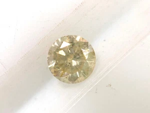 0.10 CTS LIGHT GRAY COLOR ROUND SHAPE SOLITAIRE DIAMOND 2.95-2.92x1.86 MM - Picture 1 of 14