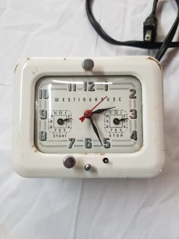 Vintage Westinghouse Timer Clock ( Untested ) Cover