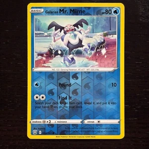 Galarian Mr. Mime 034/163 Pokemon Battle Styles SWSH05 Reverse Holo Common NM - Picture 1 of 2