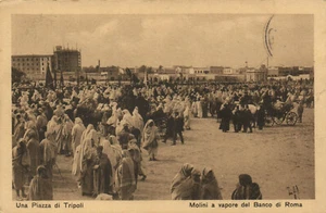 PC LIBYEN, UNA PIAZZA DI TRIPOLI, alte Postkarte (b33443) - Bild 1 von 2