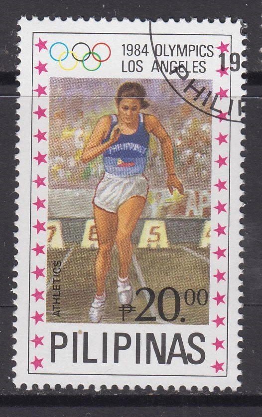 Philippines - 20p Olympic Games, L.A. (Used) 1984 (CV $7) - Image 1 of 1