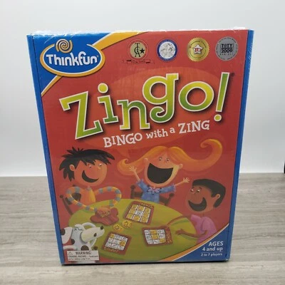 ThinkFun Bingo with a Zing Board Game (97700) Matching Concentration NEW Sealed - Image 1 of 4