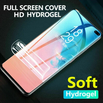 Película protectora de hidrogel suave protector de pantalla gel transparente cubierta completa para Sony 1 5 Foto 1 de 4