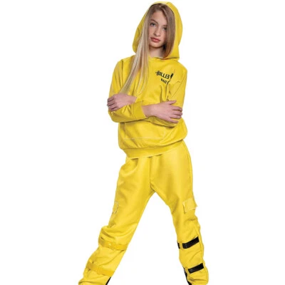 Disfraz Niño Clásico Oficial Amarillo Billie Eilish Disfraz, Talla Pequeña (4-6X) Foto 1 de 3