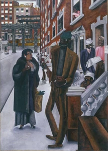 Harlem : Edward Burra : 1934 : Archival Quality Art Print - Picture 1 of 1