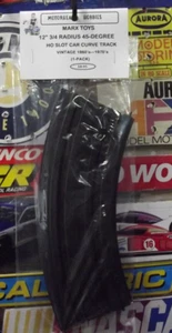 MARX TOYS, 12" 3/4 RADIUS, 45-DEGREE CURVE, HO SLOT CAR TRACK, VINTAGE, (1-PACK) - Picture 1 of 1