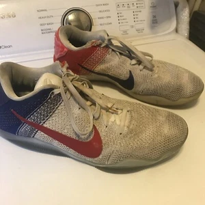 Nike Kobe 11 XI Low Elite USA Olympic Red White Blue Size 13  822675-184 - Picture 1 of 9