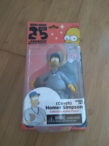 NECA The Simpsons 25 Greatest Guest Stars Series 1 Coach Homer 5" Action Figure
