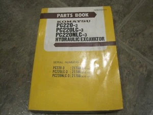 KOMATSU PC220-3 PC220LC-3 PC220NLC-3  Excavator Parts Manual - Picture 1 of 15