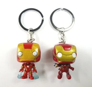 Funko Pop Iron Man Llavero Llavero Bolso Dije Lote de 2 Avengers Age Ultron 2015 - Imagen 1 de 7