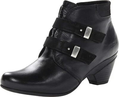 TAOS Women's Alto Black Leather Ankle Boots Sz 36 (5-5.5 US) 234276 - Image 1 of 4