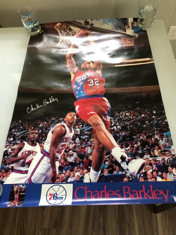 CHARLES BARKLEY 76'ERS  Official License NBA Full Size Poster Cover