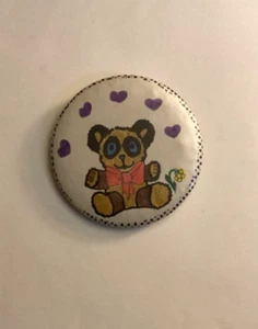 Vintage Handmade Teddy Bear Pin - Picture 1 of 2