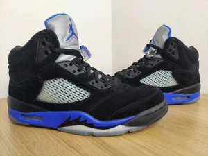 Nike Air Jordan 5 Retro Racer Blue Mens Basketball Shoes Trainers UK 8 - Picture 1 of 9