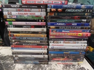 WHOLESALE DVD LOT - 40+ 43 Assorted DVDS Horror Comedy Action Sports Romance - Picture 1 of 4