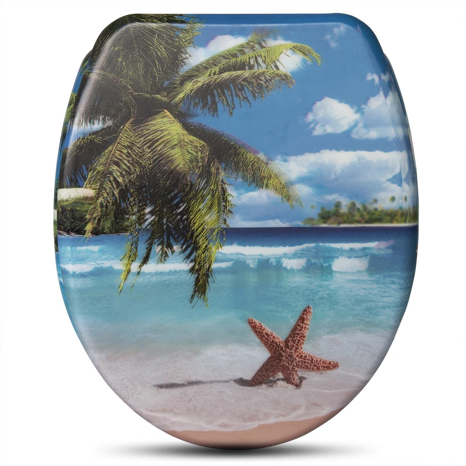 WC Sitz Toilettendeckel Toilettensitz Duroplast Absenkautomatik Klodeckel Ws2763