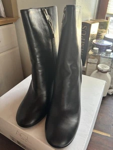 AGL Stiefelette Leder Schwarz Neu Toller Absatz - Bild 1 von 10