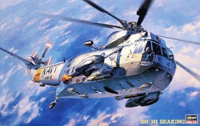 1:48 HASEGAWA Sikorsky Sh-3H Seaking Helicopter Military 1963 Kit HASPT1 - Immagine 1 di 2