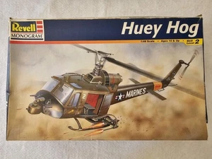 Revell Monogram UH-1B/C Huey Hog Helicopter Model Kit 1:48 Scale New Open Box - Picture 1 of 8