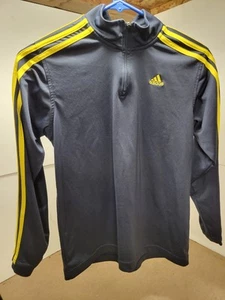 Adidas 1/4 Zip Long Sleeve Pullover Size Youth M - Picture 1 of 4
