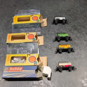 4 x BTTB BERLINER BHAN TT GAUGE 1:120 SCALE TWIN AXELS PETROL BOXED TANKERS - Picture 1 of 14