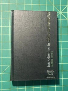 Introduction to Finite Mathematics by Kemeny, Snell & Thompson 2nd ed - Picture 1 of 6
