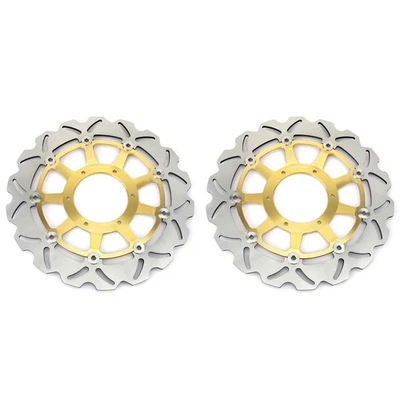 For Honda Pair Front Brake Discs Rotors CBR1000RR 2006 2007 RVT1000R RC51 00-07 - Image 1 of 4