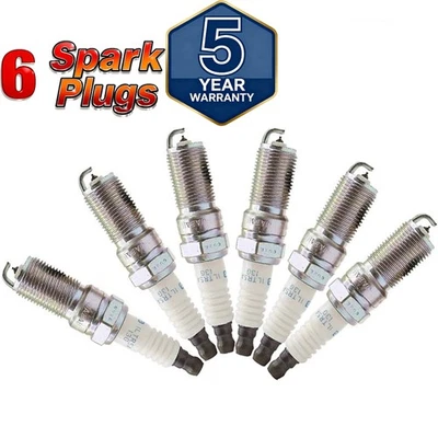 6PCS Spark Plugs Laser Iridium L3Y2-18-110 ILTR5A-13G For Mazda 3 5 6 Wagon CX-7 - Image 1 of 4