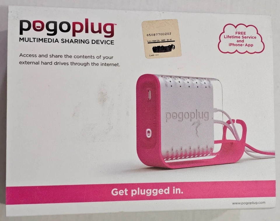 Pogoplug E02 Connect Hard Drive to the Internet Multi Media Sharing Device New - Image 1 of 4