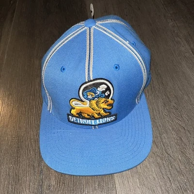 NFL Detroit Lions Mitchell & Ness Snap Back Sombrero Colección De Colección Azul Foto 1 de 4