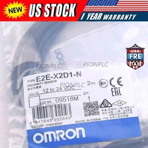 1PC New Omron E2E-X2D1-N Proximity Switch Sensor E2E-X2D1N In Box US Free TAX - Picture 1 of 5