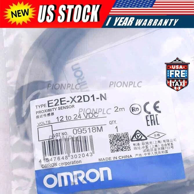 1PC New Omron E2E-X2D1-N Proximity Switch Sensor E2E-X2D1N In Box US Free TAX - Image 1 of 4