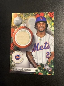 2025 Topps Holiday Luisangel Acuna Game Used Bat Relic Card #PR-LA Rookie RC - Bild 1 von 2