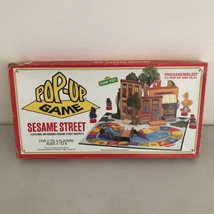 Vintage Sesame Street Pop-Up Game 1982 Preassembled from Whitman Complete VGC - Picture 1 of 11