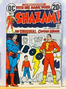 Shazam #1 VF+ 1st Captain Marvel Series Key Issue 1973 Bronze Age DC Comics - Picture 1 of 3