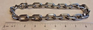 Collar Corto Estilo Gargantilla Cadena Eslabón Grueso - Tono Plata - Imagen 1 de 7