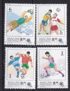 MACAO MACAU MNH MINT STAMP SET 1994 WORLD CUP FOOTBALL SG 843-846 - Picture 1 of 1