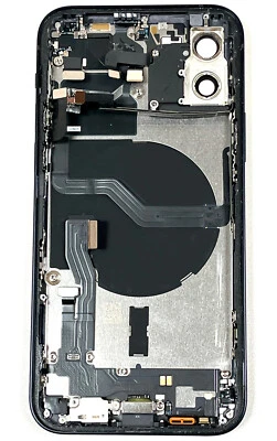 Apple iPhone 12 6.1" 2020 Black Rear Back Case Frame Great Glass Grade A- - Image 1 of 4