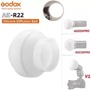 Godox AK-R22 Collapsible Diffuser Dome Soft Ball for Godox V1 AD100Pro AD200Pro - Picture 1 of 12