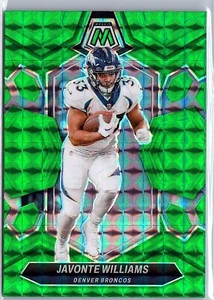 2024 Panini Mosaic - Javonte Williams #65 Green Mosaic Prizm - Picture 1 of 2
