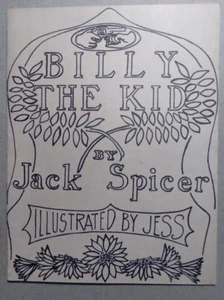 1959 Billy the Kid von Jack Spicer illustriert von Jess limitierte Ausgabe von 750 Enkidu - Bild 1 von 9