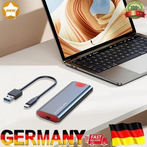 M.2 NGFF NVME Festplattengehäuse USB3.1 Gen2 für NVME/SATA SSDs 2242/2260/2280 - Afbeelding 1 van 19