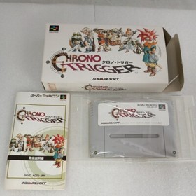 Nintendo Super Famicom Chrono Trigger Japan SFC SNES w/box